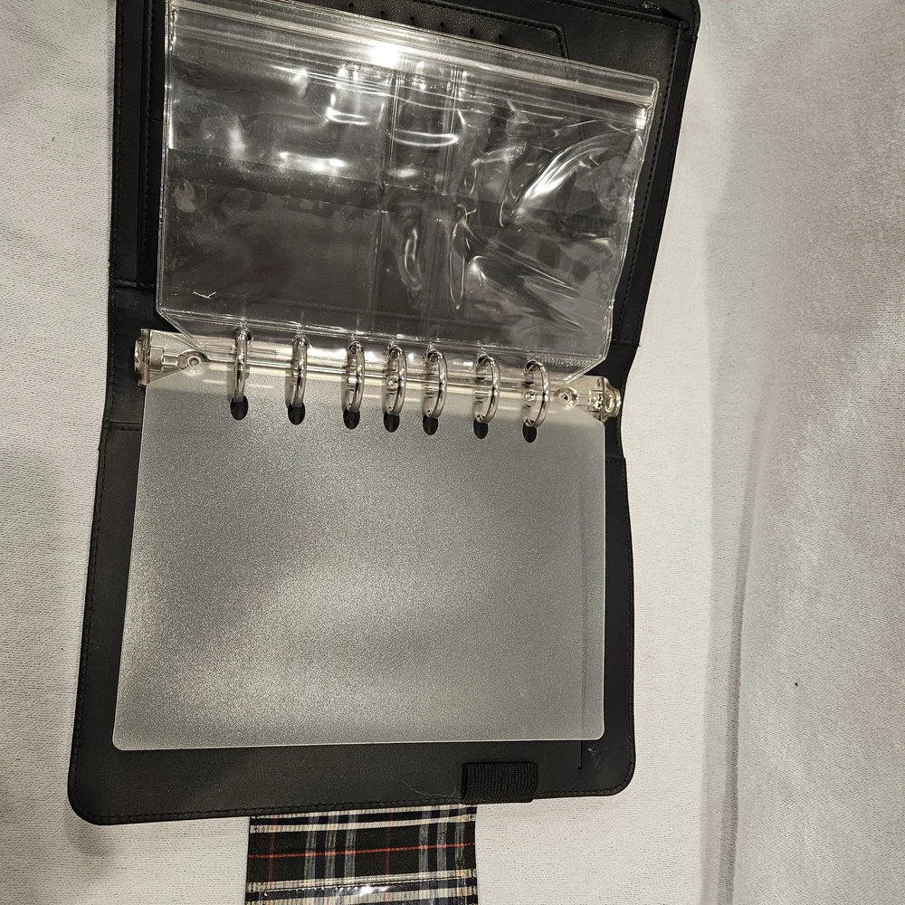 Franklin Covey Black Leather Organizer